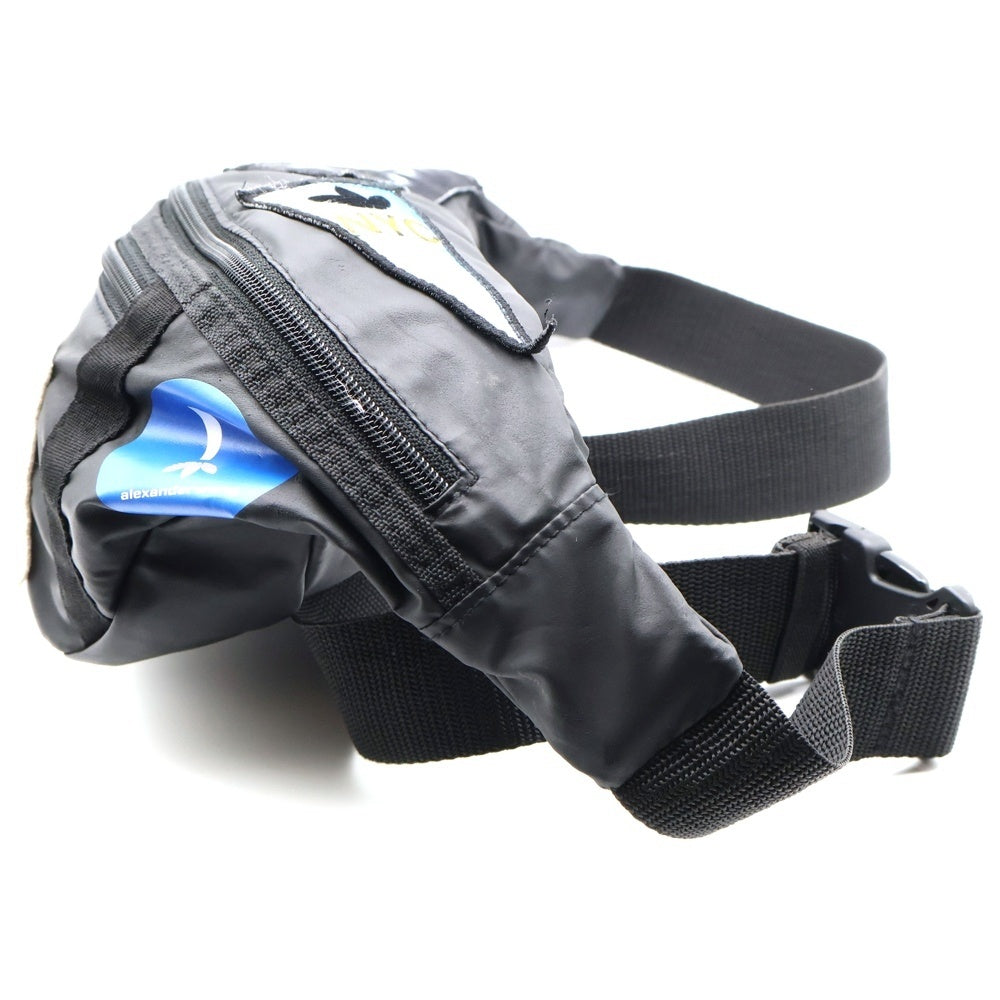 adidas(アディダス) ×ALEXANDER WANG アレクサンダーワン マルチパッチ付き ショルダーバッグ ブラック FK2114