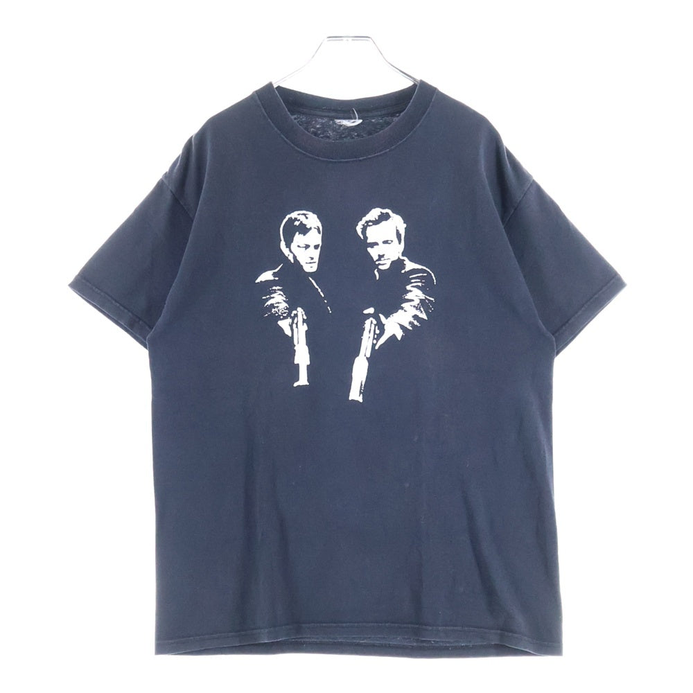 VINTAGE(ヴィンテージ) 90-00S VINTAGE The Boondock Saints ヴィンテージ 処刑人 両面プリント クルーネック ムービー半袖Tシャツ カットソー ブラック