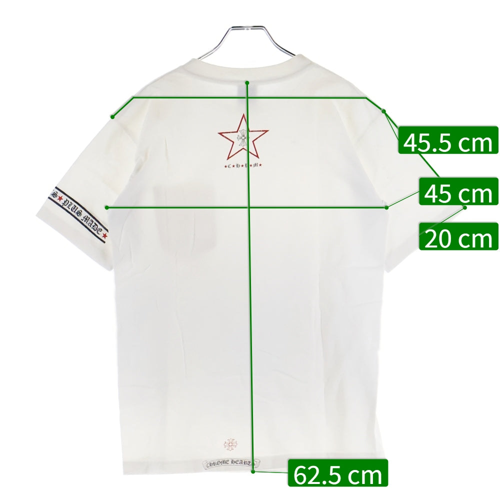 CHROME HEARTS(クロムハーツ) OLD Star S/S Tee オールド スタープリント 半袖Tシャツ カットソー ホワイト