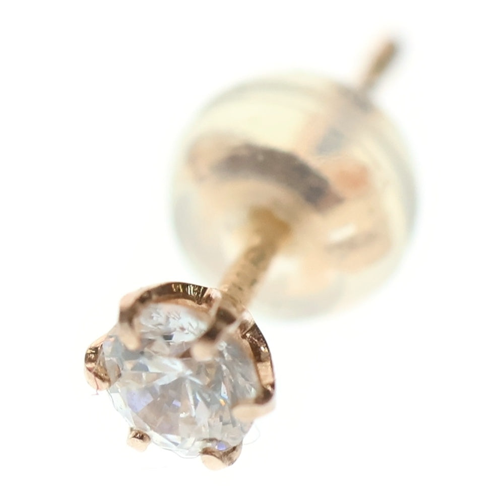 canal4℃(カナルヨンドシー) K10 ピンクゴールド キュービックジルコニア ピアス ピンク 151136553122