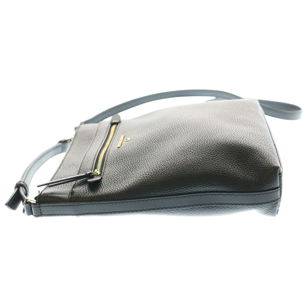 MICHAEL KORS(マイケルコース) JET SET CHARM LEATHER CROSSBODY BAG ジェットセット チャーム付 レザークロスボディバッグ ブラック