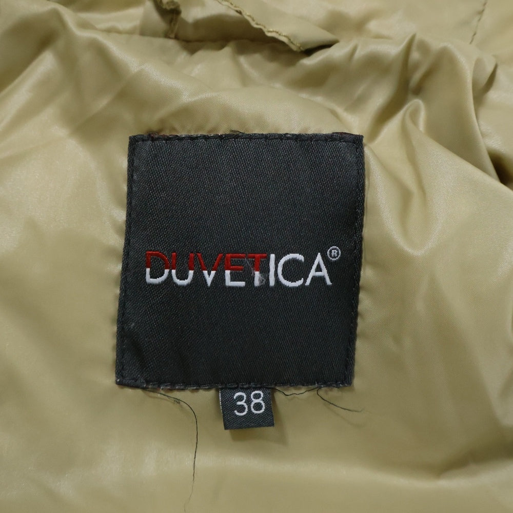 DUVETICA(デュベティカ) フーデッド ナイロン ダウンジャケット レディース ベージュ MFN-1001R