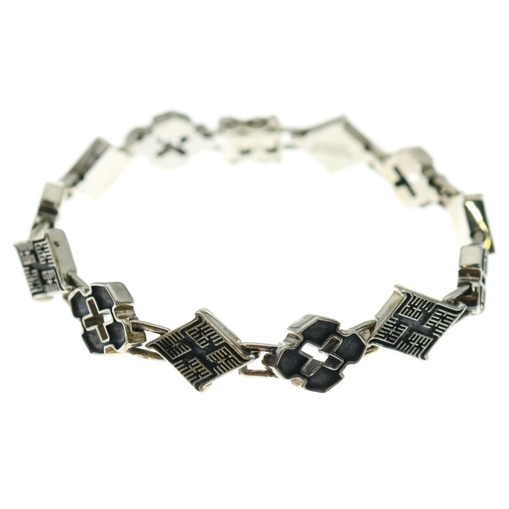 BUDSPOOL(バッズプール) ×GAKKIN 花罰家紋 BRACELET ガッキン 12連 ブレスレット シルバー