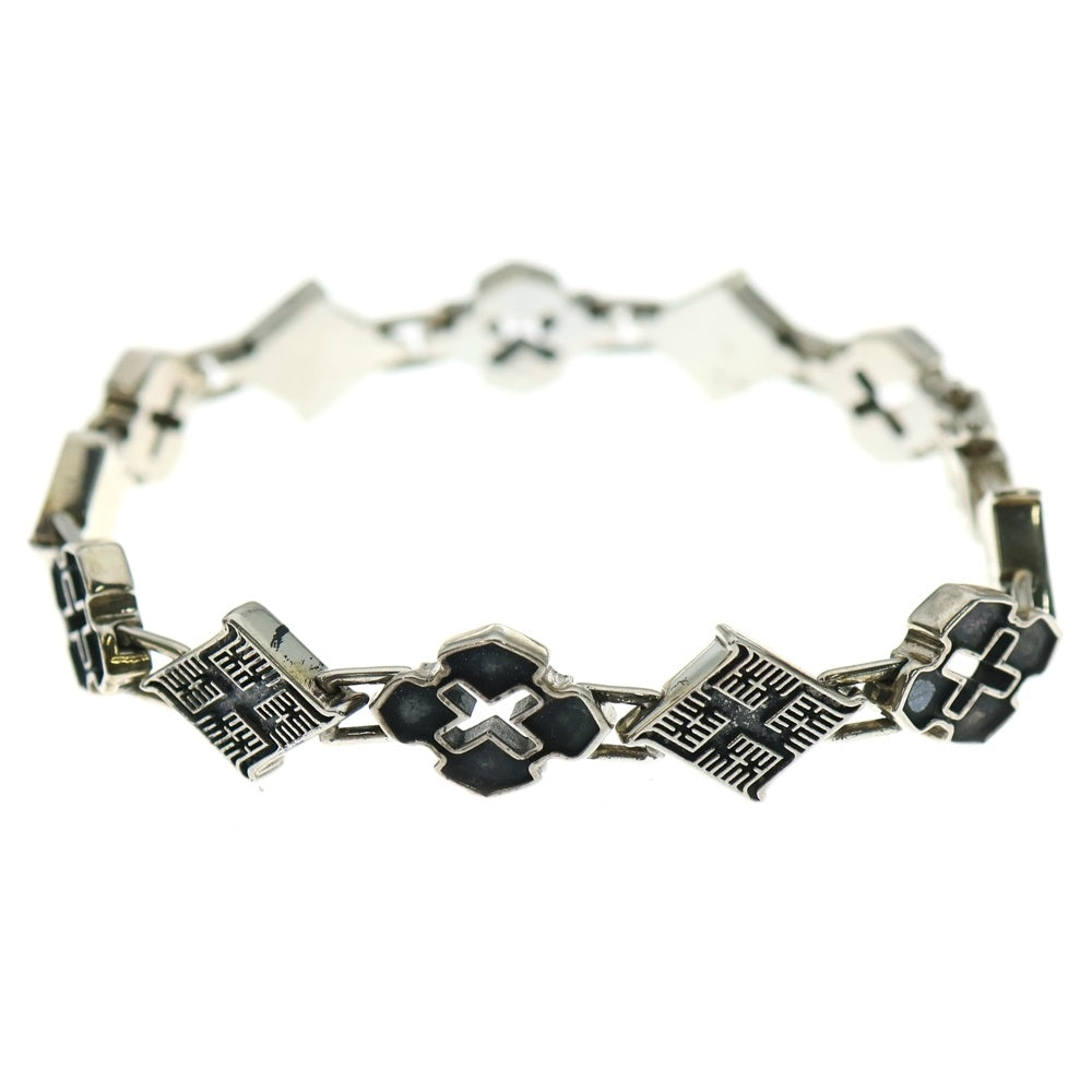 BUDSPOOL(バッズプール) ×GAKKIN 花罰家紋 BRACELET ガッキン 12連 ブレスレット シルバー