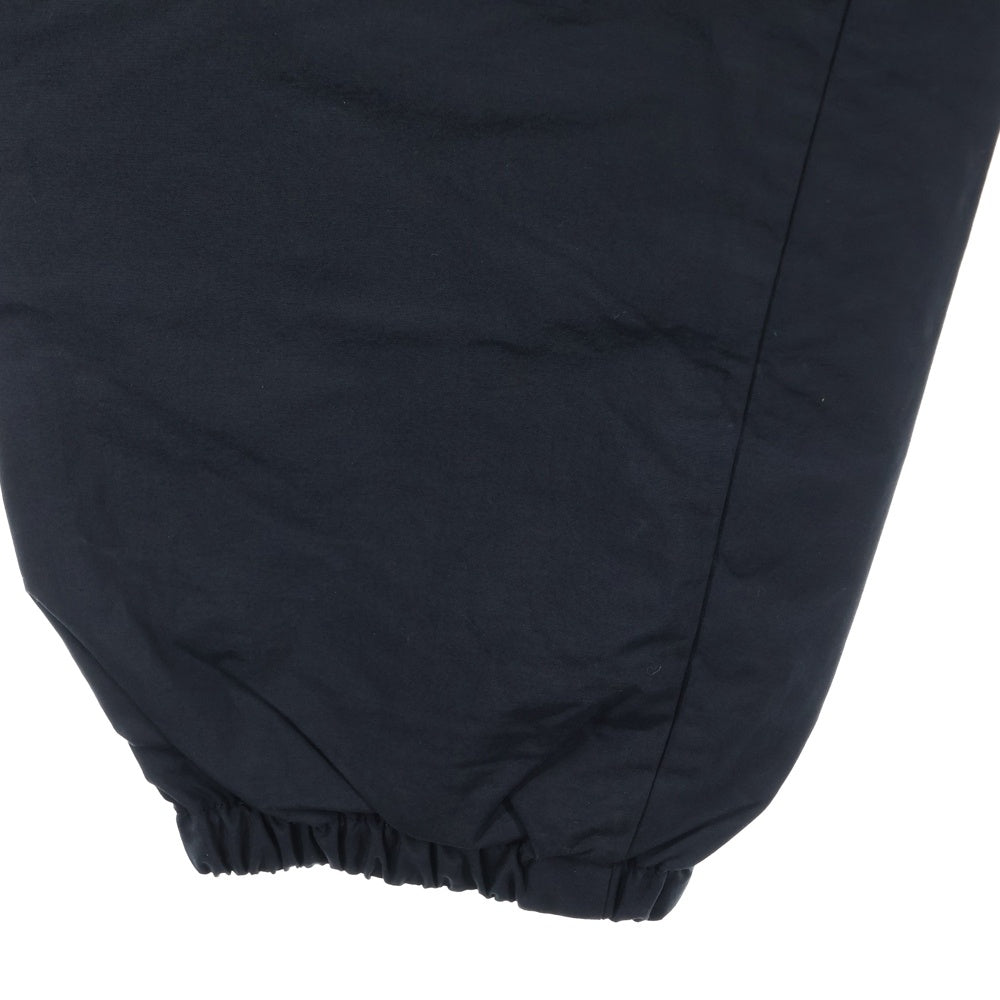 BUDSPOOL(バッズプール) ×GAKKIN 花罰家紋 EMBROIDERY NYLON PANTS ガッキン ロゴエンブロイダリー ナイロン ジョガーパンツ ブラック