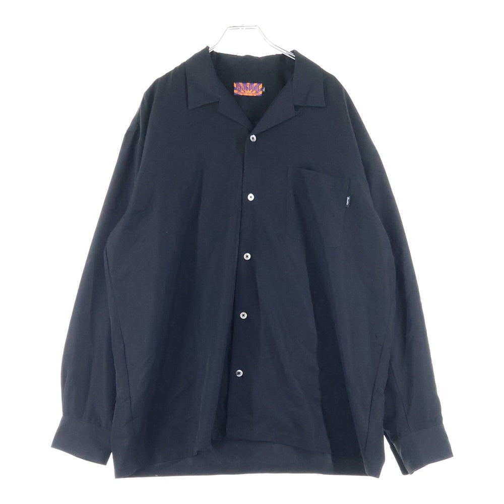 BUDSPOOL(バッズプール) APHRODITEGANG CLASSIC LOGO EMBROIDERY NYLON JACKET アフロディーテギャング クラシック ロゴ エンブロイダリー オープンカラー ロングスリーブ 長袖シャツ