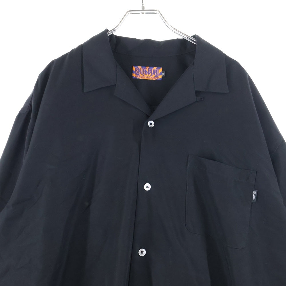 BUDSPOOL(バッズプール) APHRODITEGANG CLASSIC LOGO EMBROIDERY NYLON JACKET アフロディーテギャング クラシック ロゴ エンブロイダリー オープンカラー ロングスリーブ 長袖シャツ