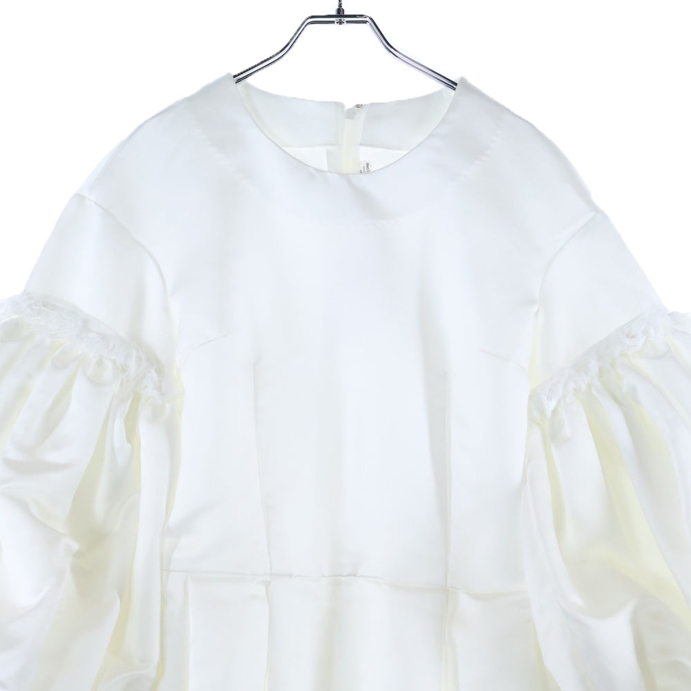 COMME des GARCONS COMME des GARCONS(コムデギャルソンコムデギャルソン) 23SS AD2022 バルーンスリーブ ワンピース ドレス ホワイト レディース RK‐O024