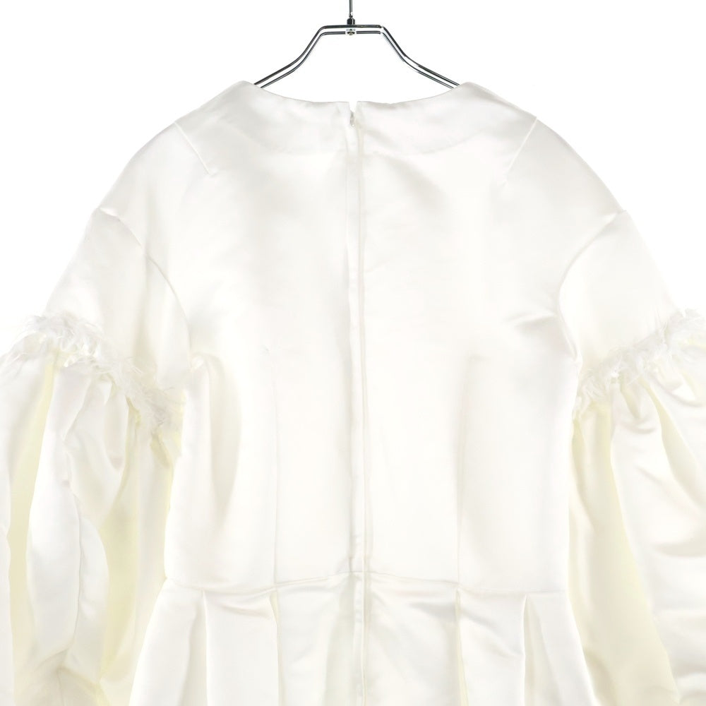 COMME des GARCONS COMME des GARCONS(コムデギャルソンコムデギャルソン) 23SS AD2022 バルーンスリーブ ワンピース ドレス ホワイト レディース RK‐O024