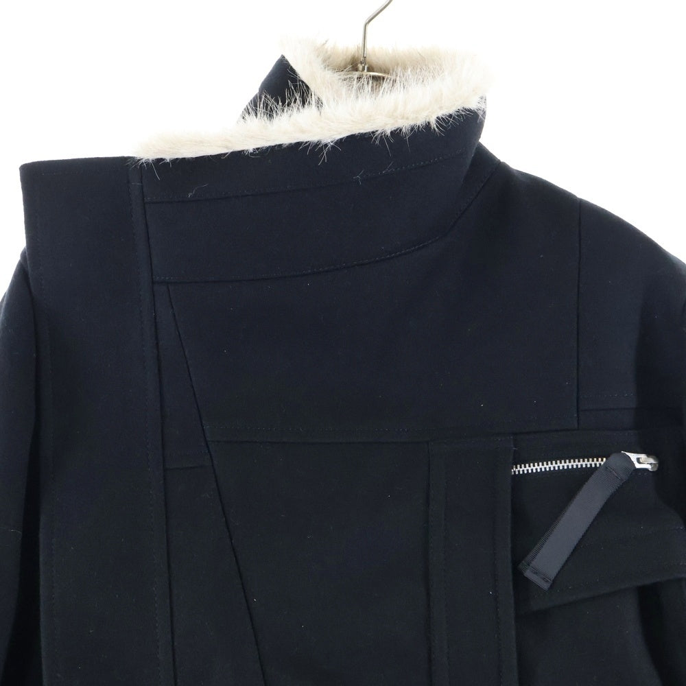 Sacai(サカイ) 25AW WOOL MELTON BLOUSON マルチポケット ウール メル