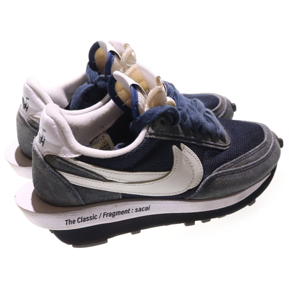 NIKE(ナイキ) ×Sacai FRAGMENT DESIGN LD WAFFLE サカイ フラグメント ワッフル ローカットスニーカー レディース ネイビー US5/23.5cm DH2684-400