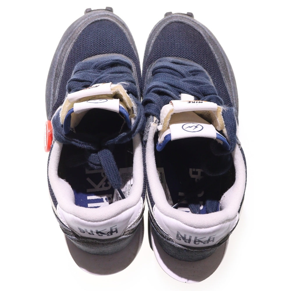 NIKE(ナイキ) ×Sacai FRAGMENT DESIGN LD WAFFLE サカイ フラグメント ワッフル ローカットスニーカー レディース ネイビー US5/23.5cm DH2684-400