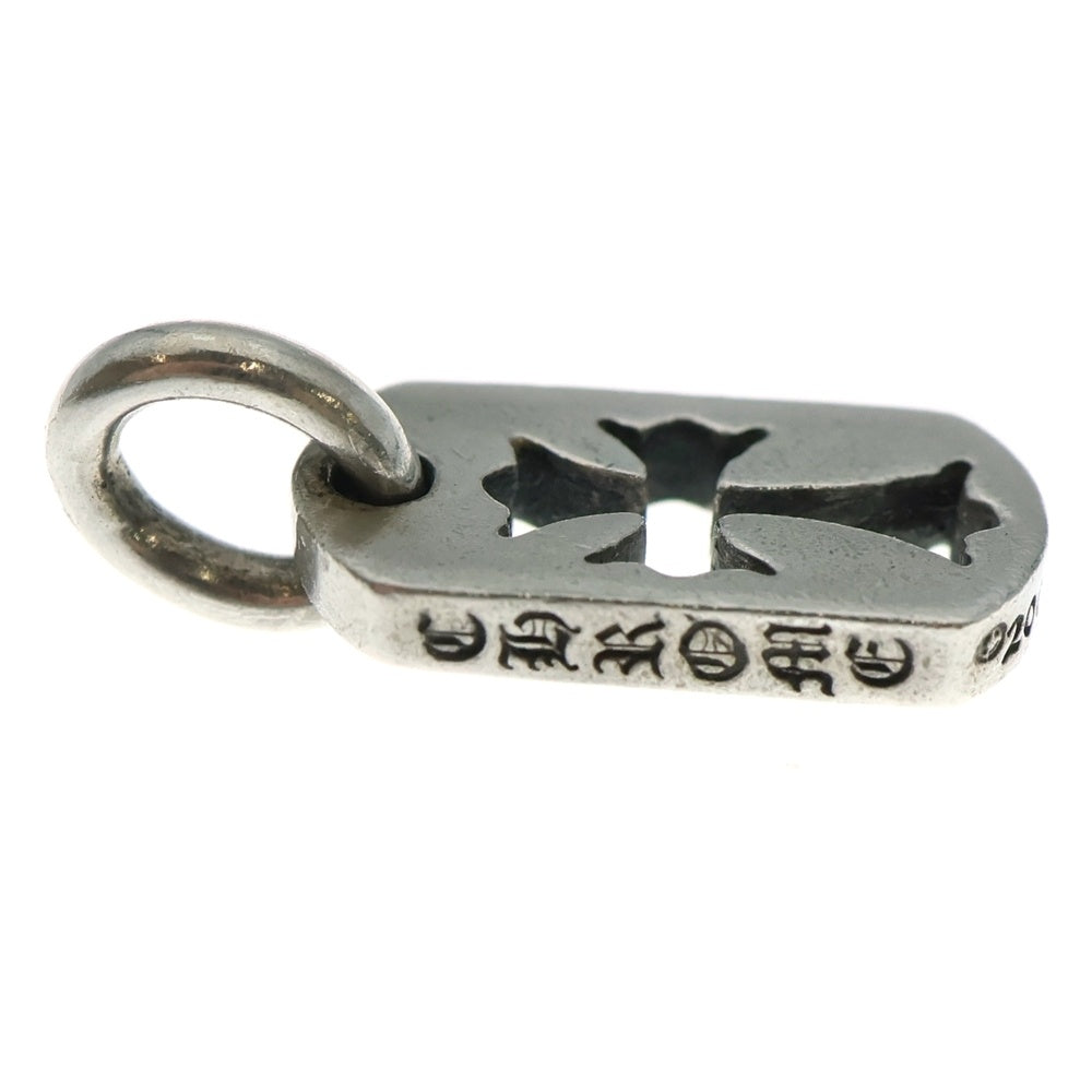CHROME HEARTS(クロムハーツ) DT TNY CO CRS タイニーカットアウトクロスドッグタグ チャーム ペンダントトップ シルバー BCA252