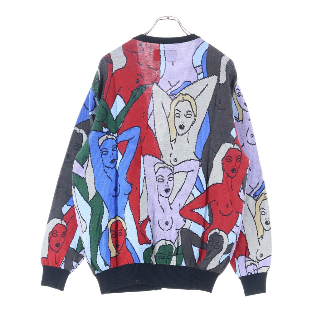 WACKO MARIA(ワコマリア) 22SS KNIT JACQUARD CARDIGAN 総柄 ニット ジャガード カーディガン セーター マルチカラー 22SS-WMK-KN10