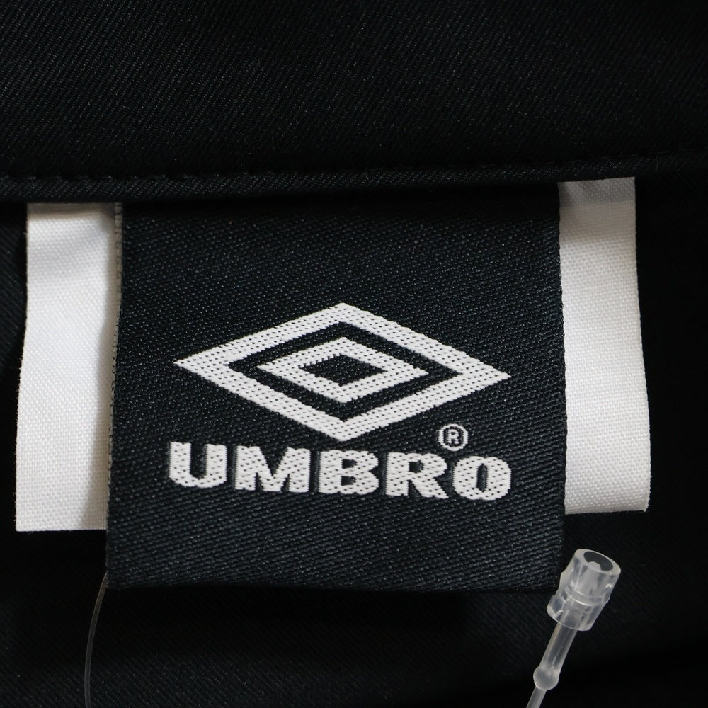 UMBRO(アンブロ) 23SS ×BASICKS ベーシックス ロゴエンブロイダリー サイドライン テーラードジャケット ブラック S4-UMB-01
