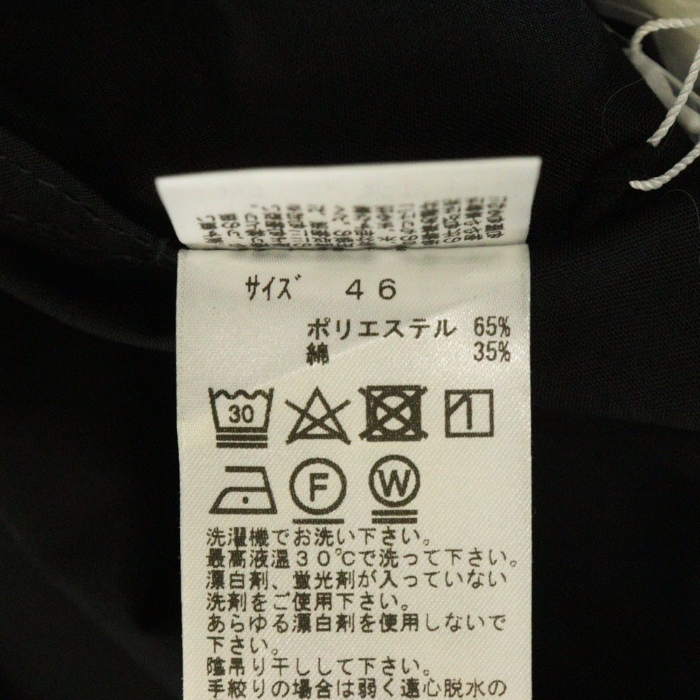 TOGA ARCHIVES(トーガアーカイブス) 21AW ×DICKIES ZIP UP SP ディッキーズ ジップアップ 長袖ワークシャツ ブラック TC12-FJ511