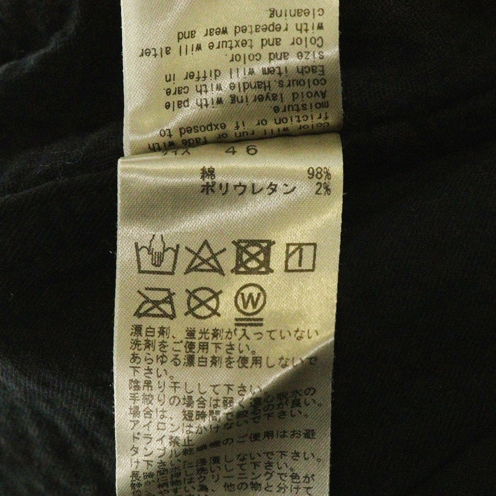 TOGA VIRILIS(トーガ ビリリース) 20AW Corduroy wide pants コーデュロイ ワイドパンツ ブラック TV02-FF312