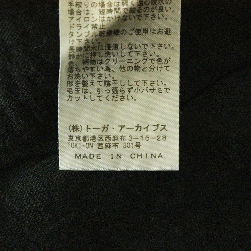 TOGA VIRILIS(トーガ ビリリース) 20AW Corduroy wide pants コーデュロイ ワイドパンツ ブラック TV02-FF312