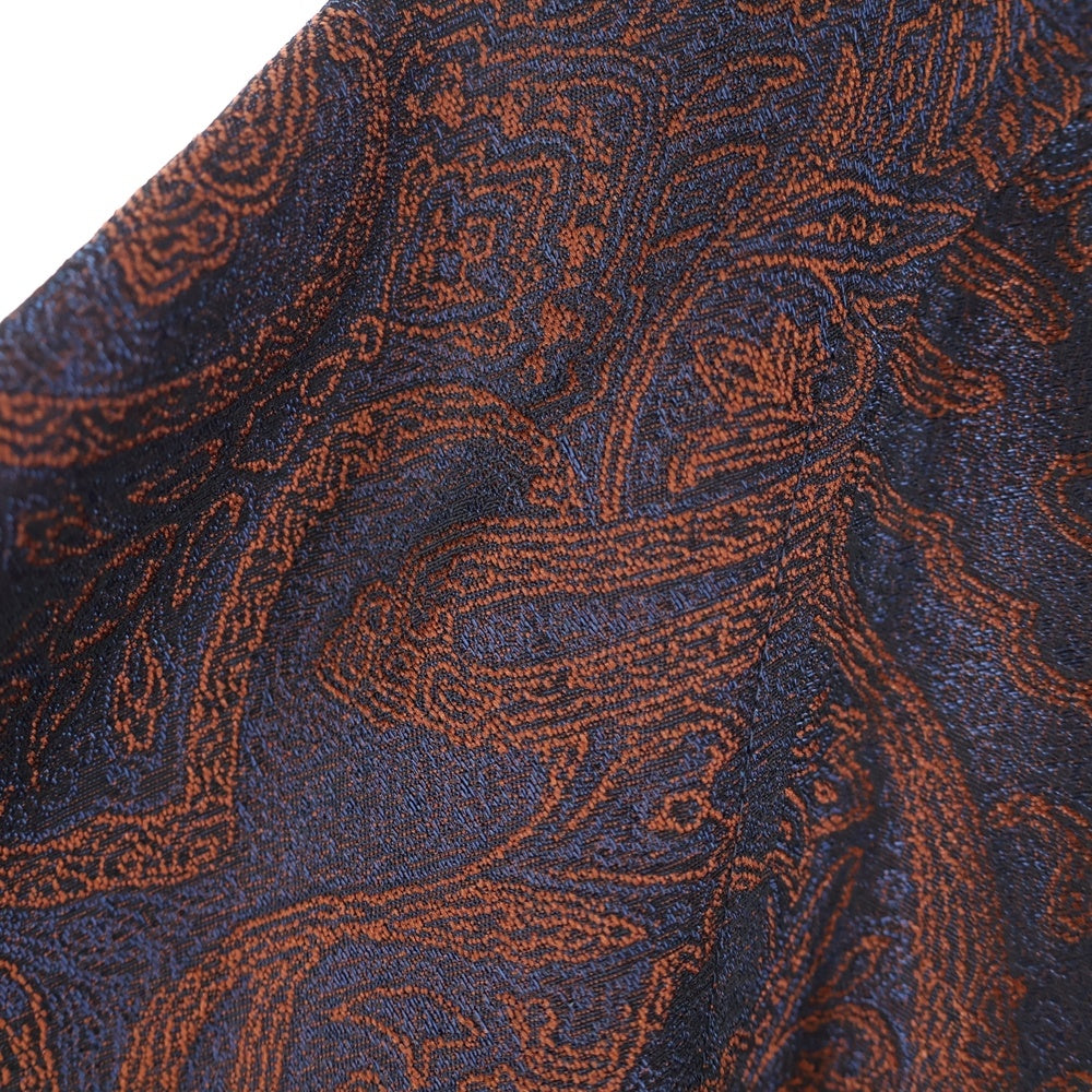 TOGA VIRILIS(トーガ ビリリース) 21AW Paisley Pattern Jacquard Blouson Jacket ペイズリーパターン ジャガード ブルソン ジャケット ブラウン TV12-FC317