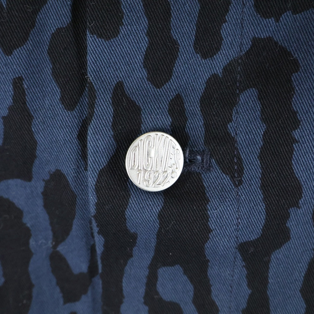 WACKO MARIA(ワコマリア) 22SS ×DICKIES LEOPARD COVERALL ディッキーズ レオパード カバーオール ジャケット ネイビー DICKIES-WM-BL05