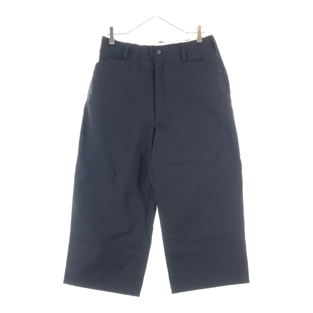 COOTIE PRODUCTIONS(クーティー プロダクションズ) ナイロン ドローストリング ストレートワイドパンツ ブラック