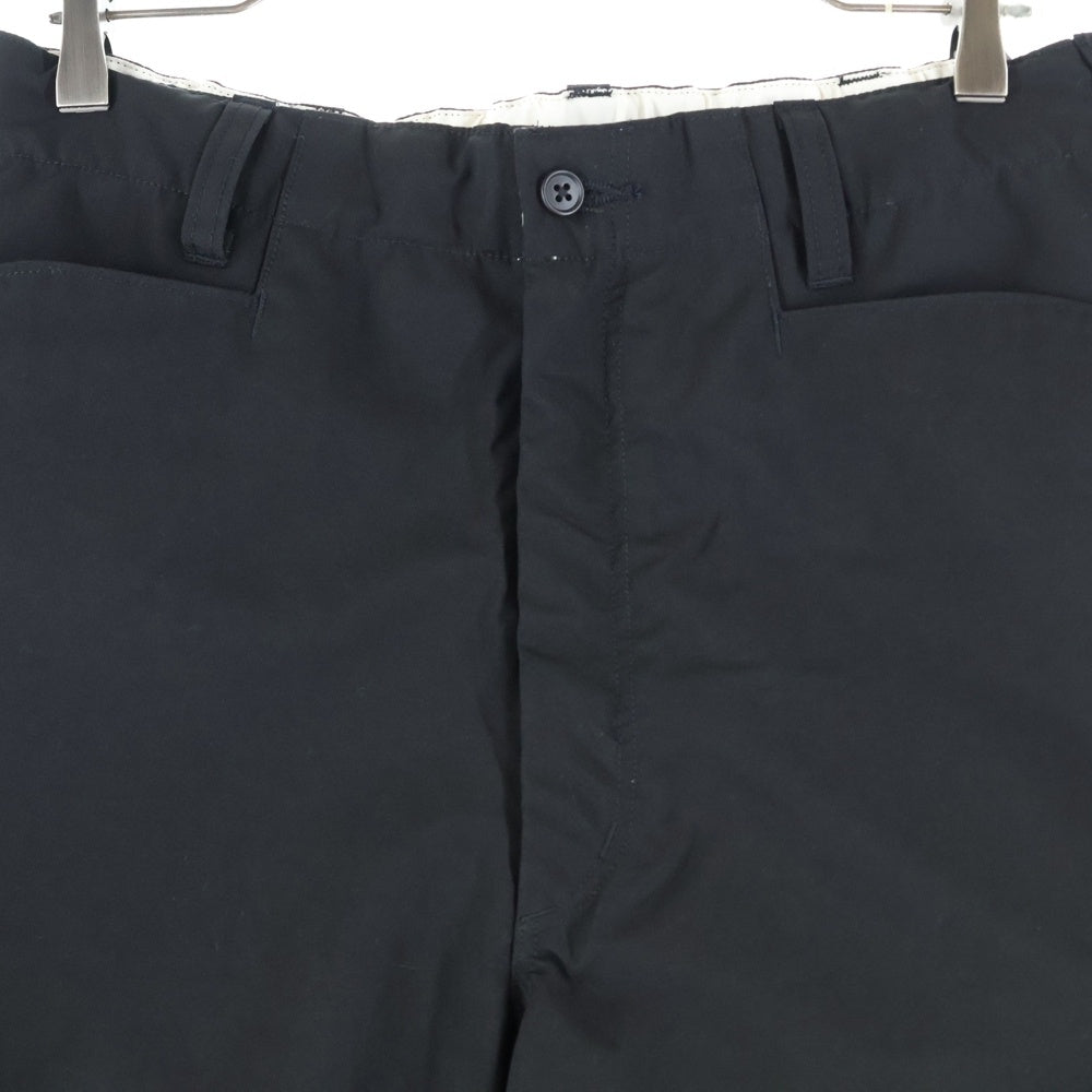 COOTIE PRODUCTIONS(クーティー プロダクションズ) ナイロン ドローストリング ストレートワイドパンツ ブラック