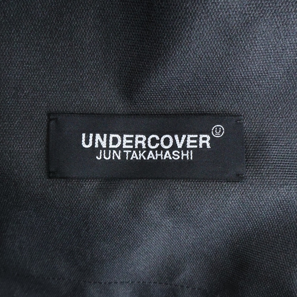 UNDERCOVER(アンダーカバー) 21AW ×EASTPAK NYLON MOD COAT イーストパック ナイロン フーデッド モッズコート ジャケット ブラック UC2A4308