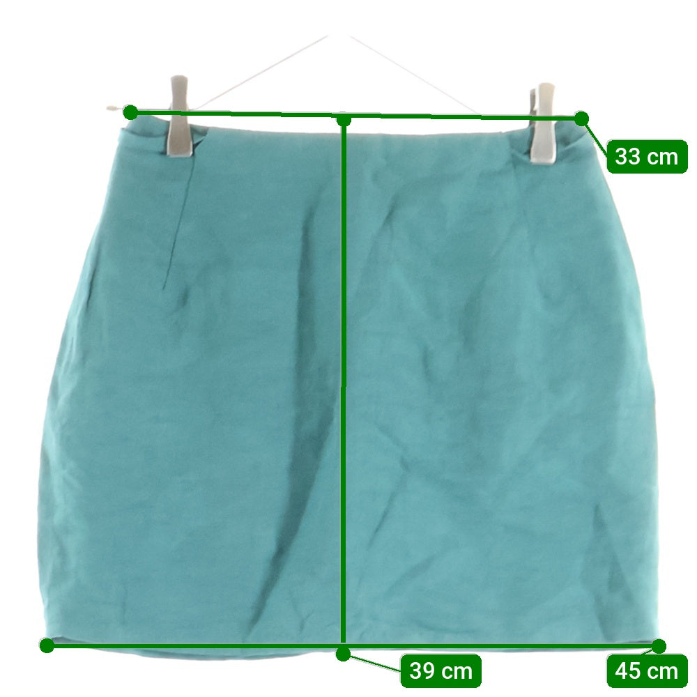 Christian Wijnants(クリスチャンワイナンツ) シルク混 タック ミニスカート レディース グリーン