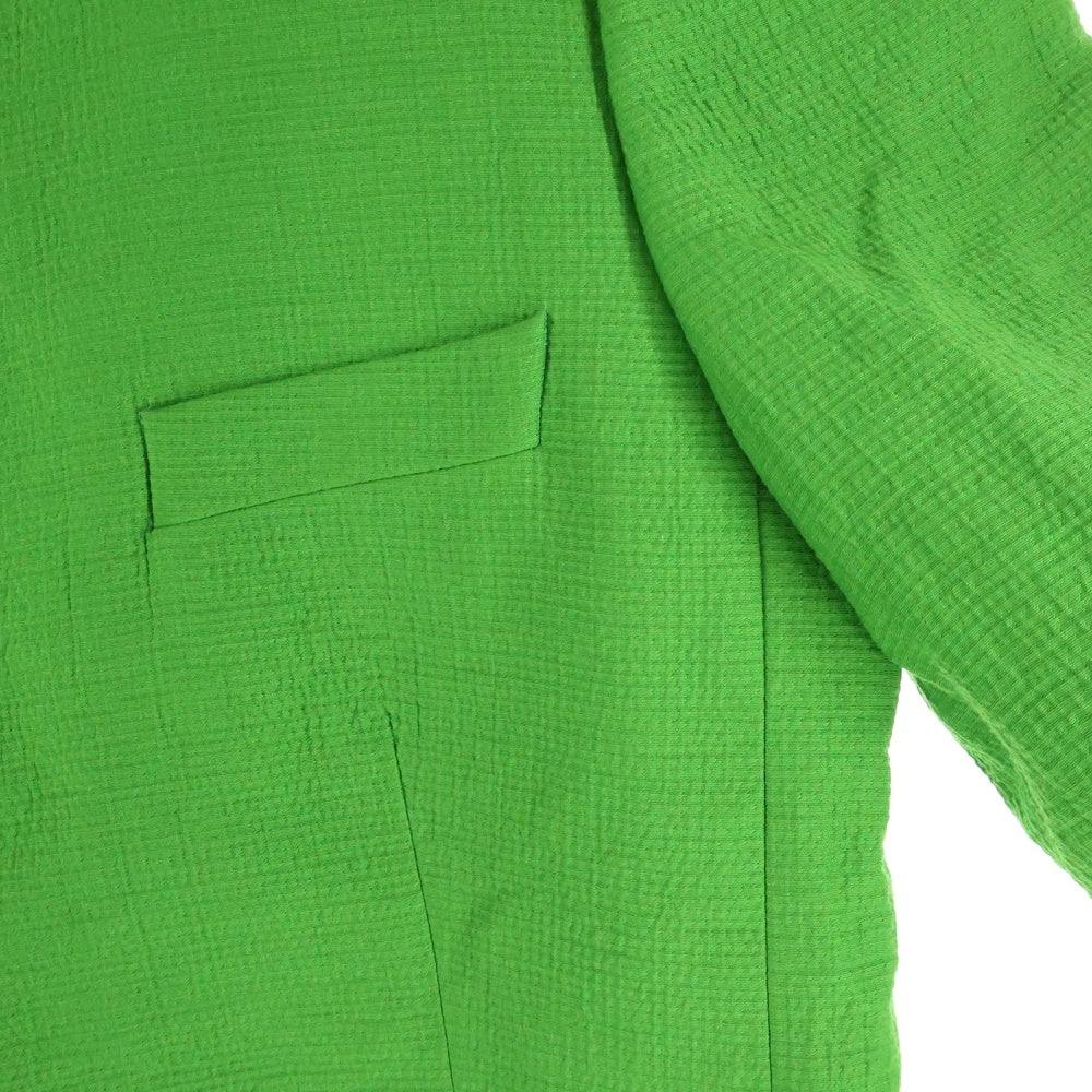 Christian Wijnants(クリスチャンワイナンツ) JAKARI BALZER レーヨン混 ジャカリ ノーカラーブレザージャケット レディース グリーン WPP5834