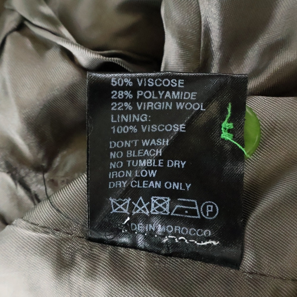 Christian Wijnants(クリスチャンワイナンツ) JAKARI BALZER レーヨン混 ジャカリ ノーカラーブレザージャケット レディース グリーン WPP5834