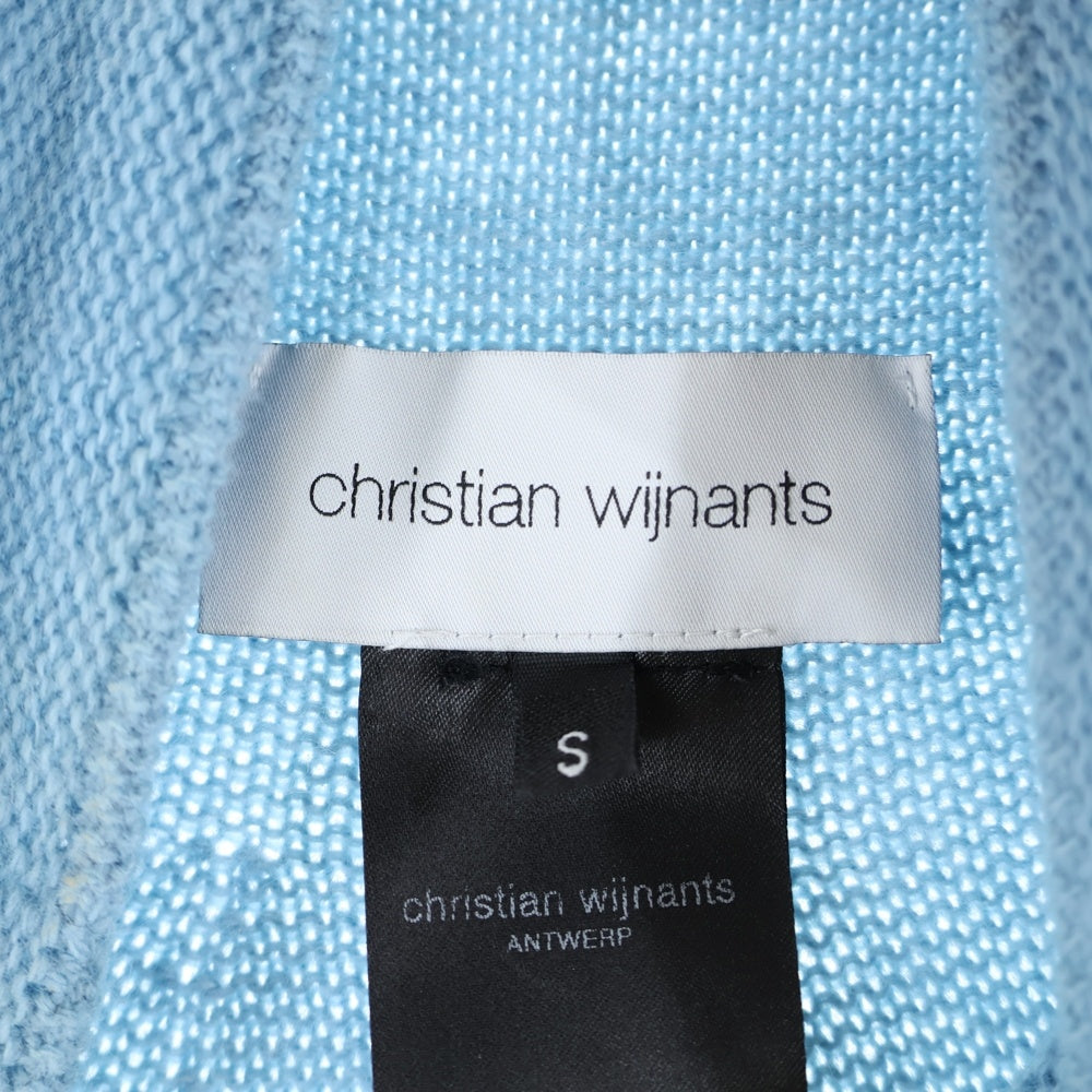 Christian Wijnants(クリスチャンワイナンツ) ウール タートルネック ニット セーター レディース ブルー