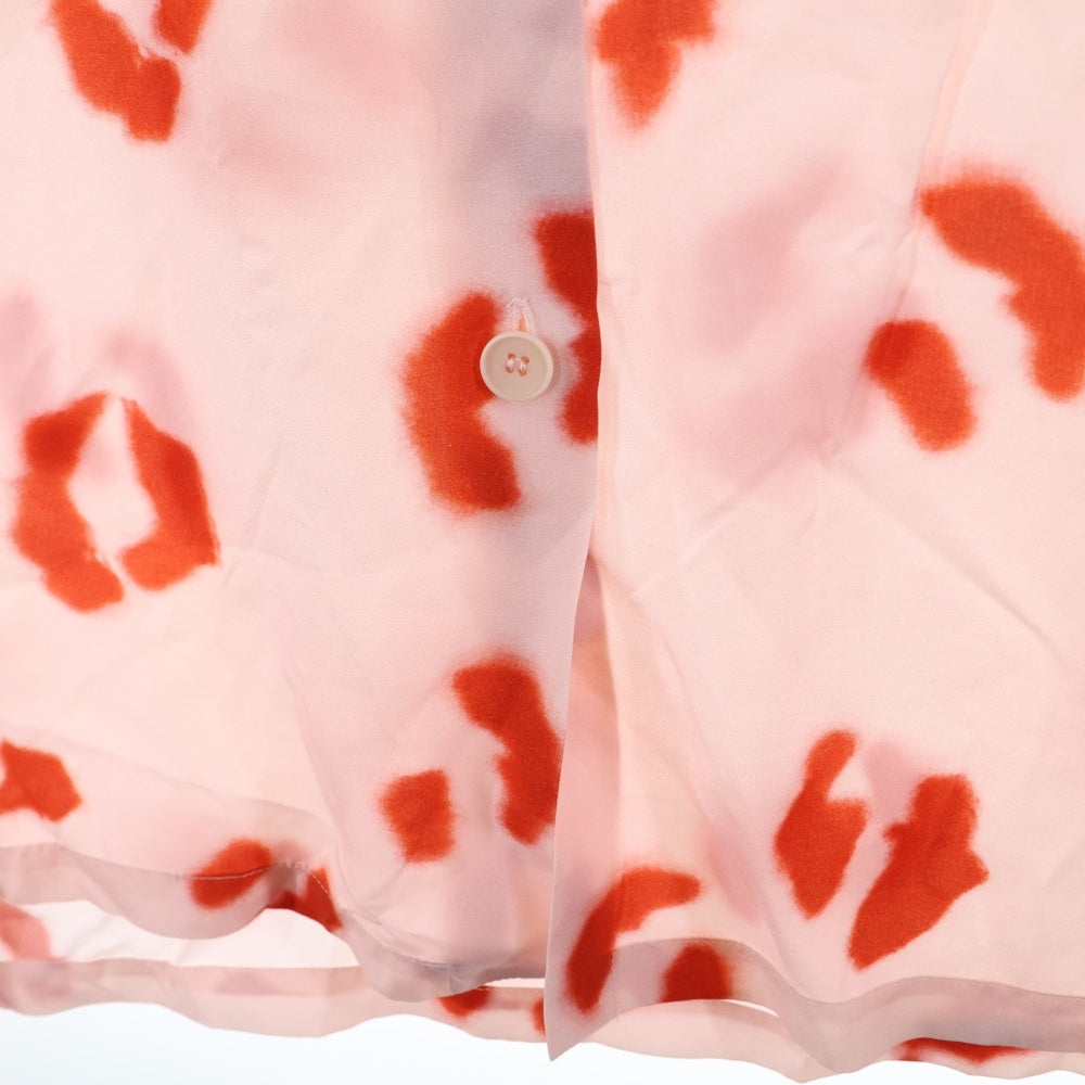 Christian Wijnants(クリスチャンワイナンツ) DUMAK シルク混 総柄 ボタンフライ ノースリーブワンピース ピンク