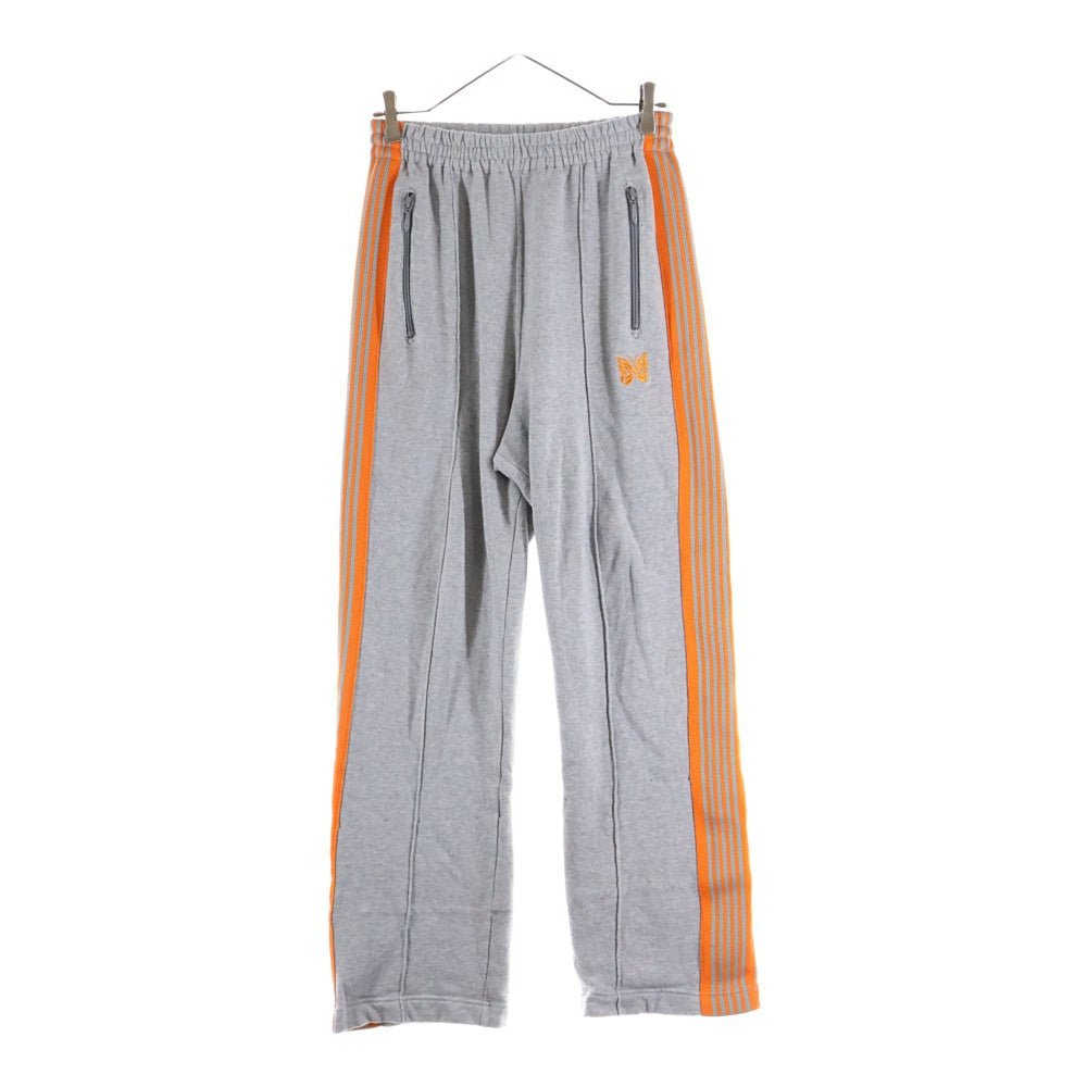 Needles(ニードルス) 22AW STUDIOUS別注 SWEAT TRACK PANT ストゥディオス スウェット トラックパンツ グレー/オレンジ LQ380