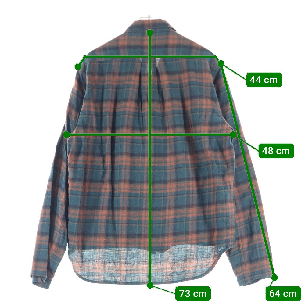 CHROME HEARTS(クロムハーツ) HEYWOOD L/S ヘイウッドダガージップ 長袖チェックシャツ マルチ