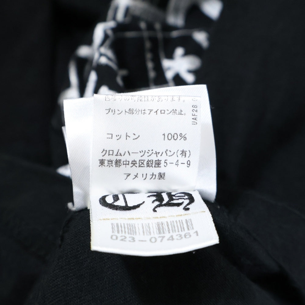 CHROME HEARTS(クロムハーツ) FOTI S/S Tee フォティ プリント 半袖Tシャツ カットソー ブラック