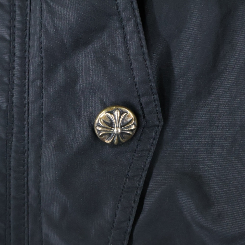 CHROME HEARTS(クロムハーツ) ダガージップ クロスボール ナイロンジャケット ブラック