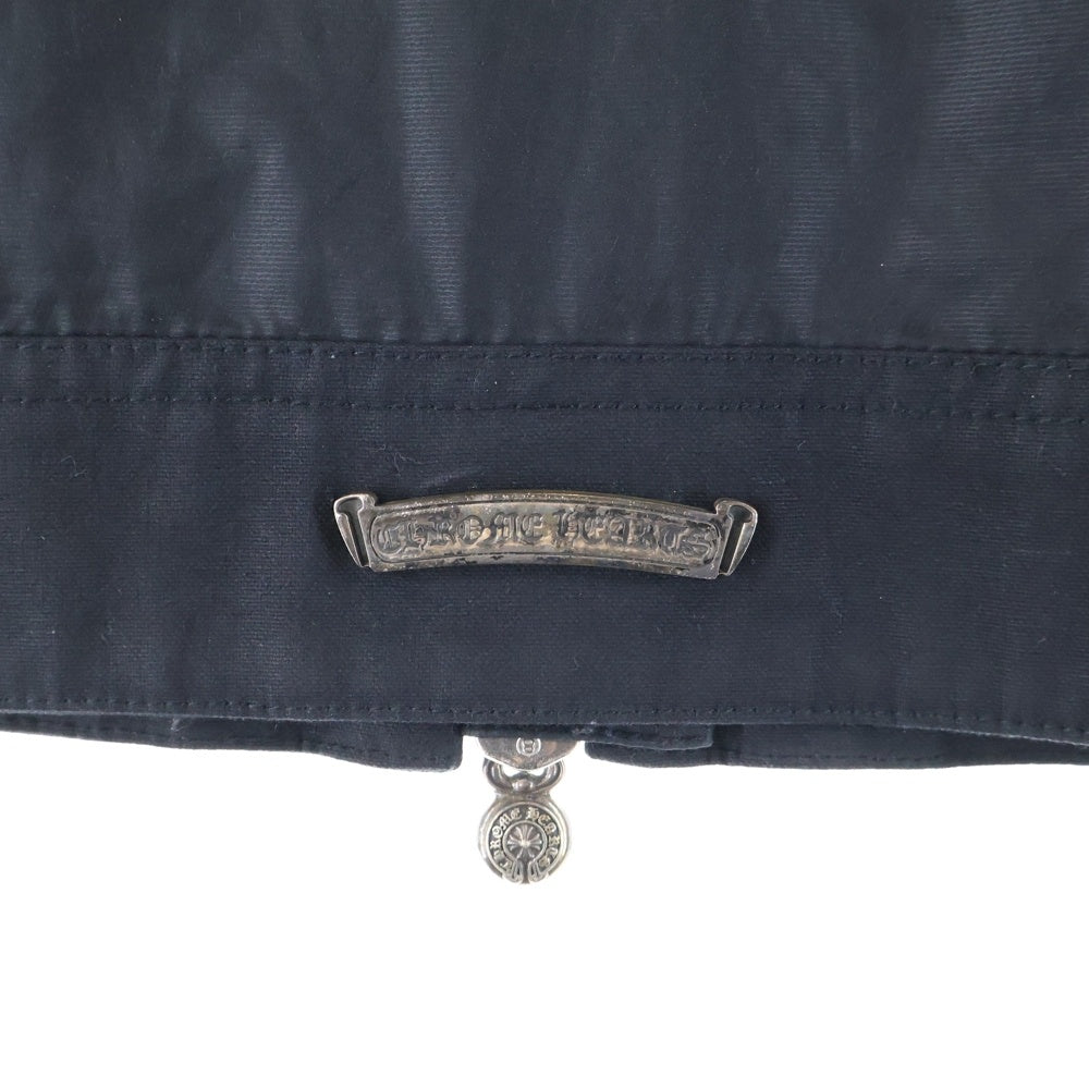 CHROME HEARTS(クロムハーツ) ダガージップ クロスボール ナイロンジャケット ブラック
