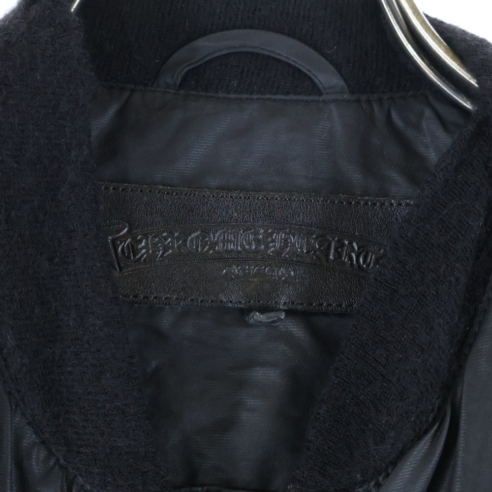 CHROME HEARTS(クロムハーツ) ダガージップ クロスボール ナイロンジャケット ブラック