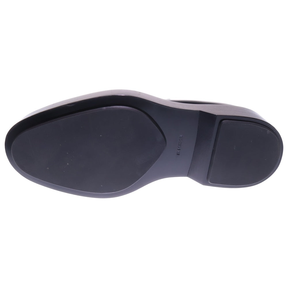 JIL SANDER(ジルサンダー) 24SS LOAFER バイカラー レザーローファー ローカットシューズ ブラック/ホワイト J32WR0008