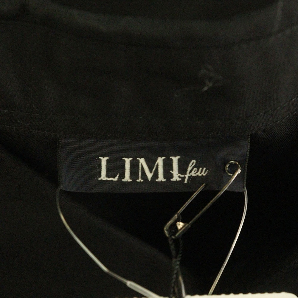 LIMI feu(リミフゥ) レギュラーカラー 長袖 シャツ ブラック LA‐B01‐001 レディース