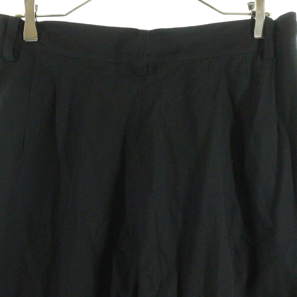 LIMI feu(リミフゥ) サルエル ワイド パンツ ブラック TB-P01-004 レディース