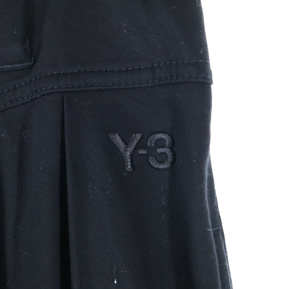 Y-3(ワイスリー) エンブロイダリー ロゴ ロング スカート ブラック W57900 レディース