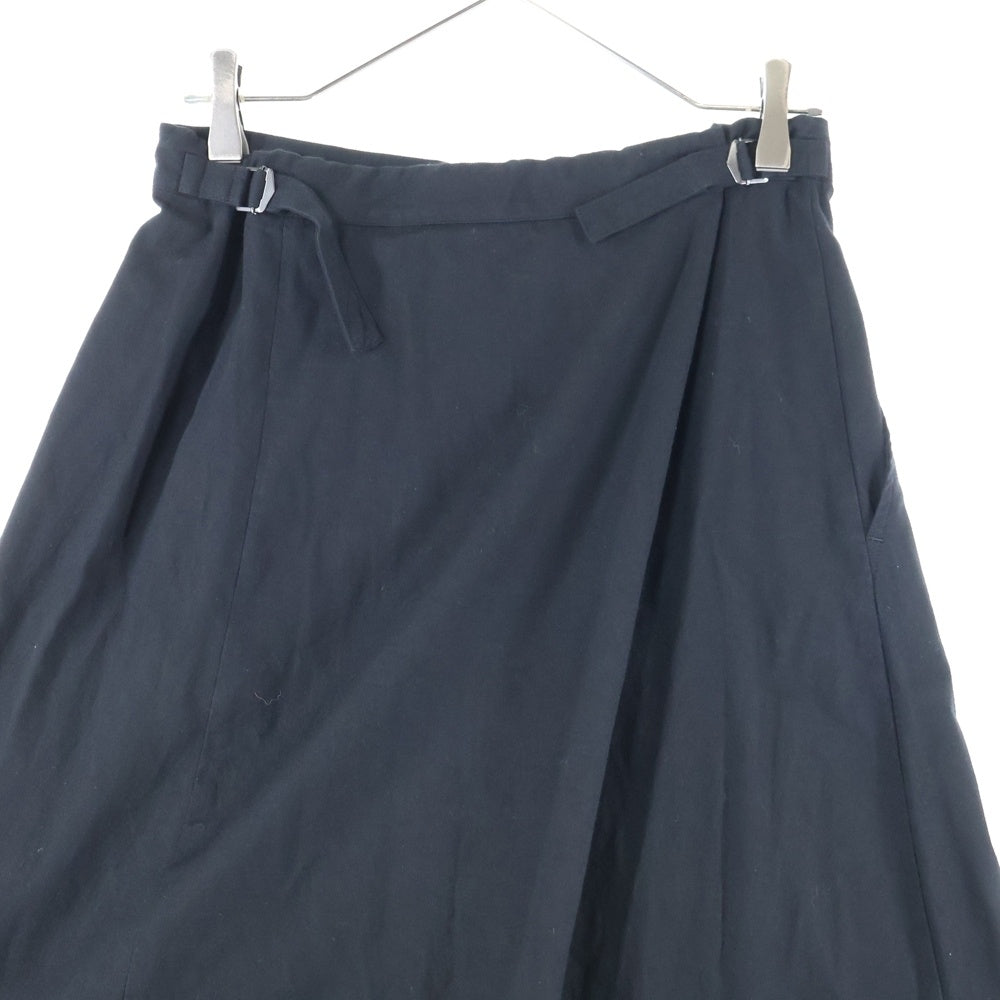 Y's(ワイズ) サイドアジャスター ロング スカート ブラック YO-S19-003