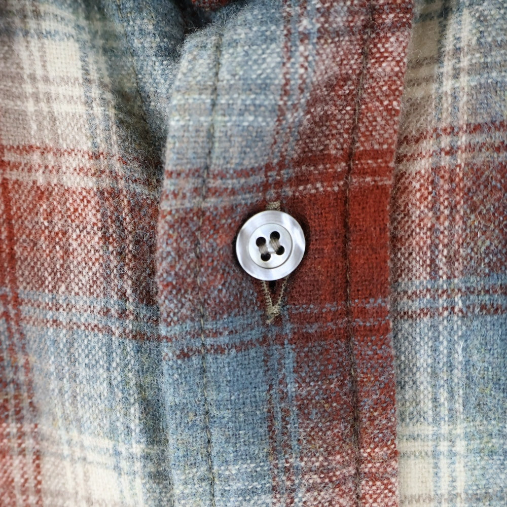 Maison Martin Margiela(メゾンマルタンマルジェラ) 23AW × PENDLETON ペンドルトン ウール 長袖 オンブレチェック シャツ マルチ S67DT0002