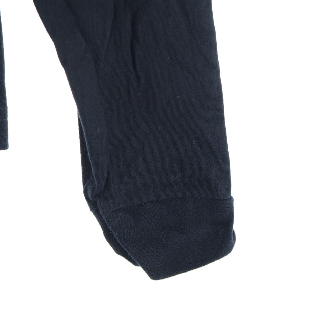 CHROME HEARTS(クロムハーツ) CH T-SHIRT トリプルクロス両面プリント スクロールラベルロゴ クルーネック コットン 長袖Tシャツ カットソー ブラック