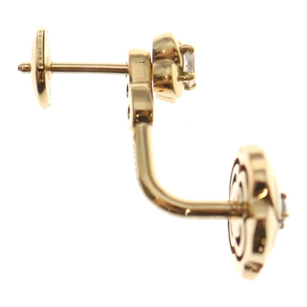 CHANEL(シャネル) カメリア 2Pダイヤ シングルピアス K18PG ピンク