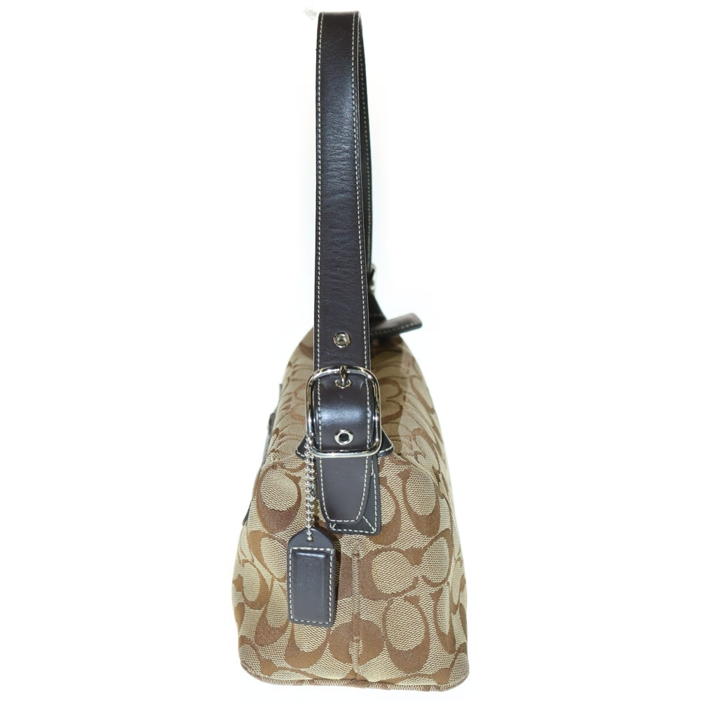 COACH(コーチ) シグネチャーロゴ ミニ ワンショルダーバッグ ベージュ/ブラウン 6044