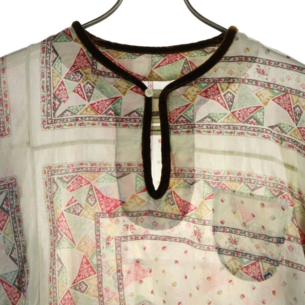 VISVIM(ヴィスヴィム) 21SS TUNIC P.O. PATCHWORK N.D パッチワーク チュニック ロングスリーブ 長袖 シャツ ブラウス マルチカラー 0121105011010