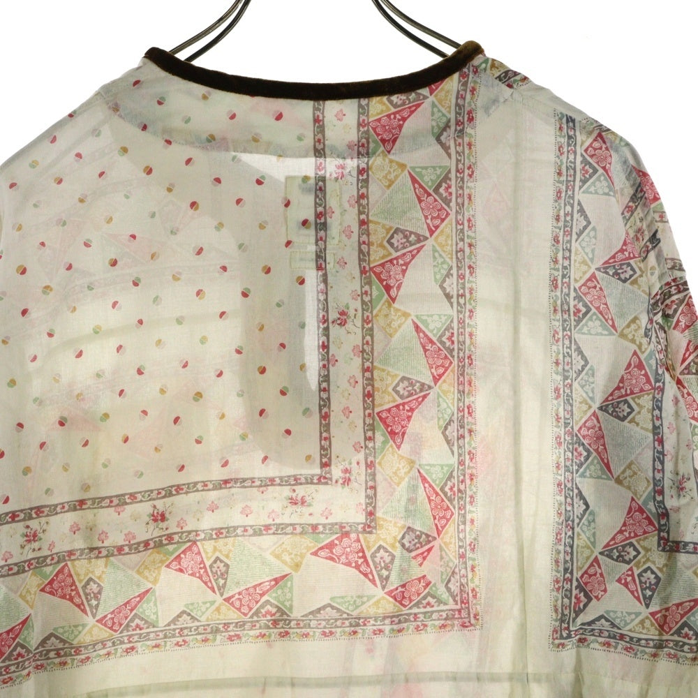 VISVIM(ヴィスヴィム) 21SS TUNIC P.O. PATCHWORK N.D パッチワーク チュニック ロングスリーブ 長袖 シャツ ブラウス マルチカラー 0121105011010