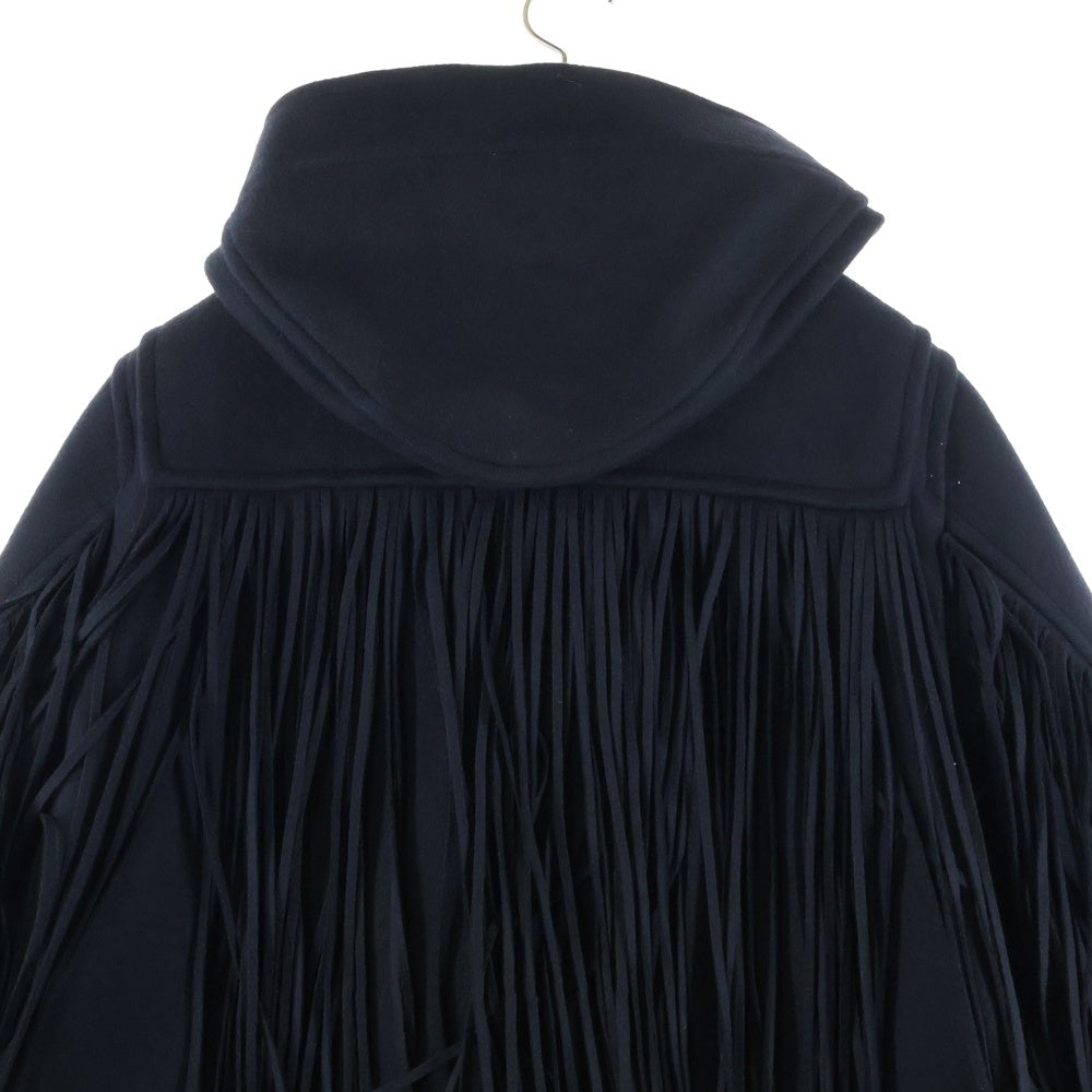 極美品✨doublet FRINGE DUFFEL COAT ダッフルコート 黒 doublet(ダブレット) 20AW FRINGE DUFFEL COAT フリンジ ダッフル